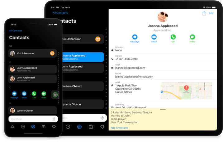 Cardhop 1 0 4 – manage your contacts lenses contacts